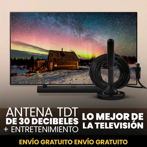 ANTENA TDT DE 30 DECIBELES (ORIGINAL)